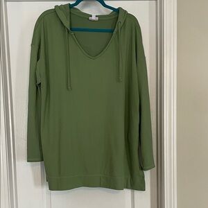 LuLaRoe Olive Green Women's Hoodie